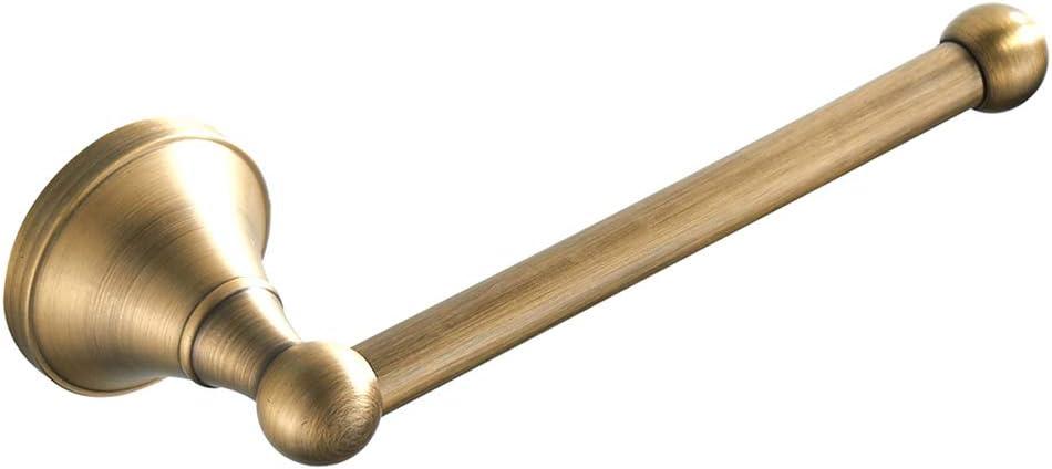 Aothpher Bathroom Toilet Tissue Holder Brass Toilet Paper Roll Holder Wall Mounted,Antique Brass Finish