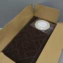 Stair Treads for Wooden Steps,15 Pack 8" X 30" Stairs Carpet Treads Non Slip Indoor with Reusable Peel and Stick Adhesive for Kids Elders and Pets,Polyester TPR Backing (Brown-new)