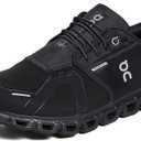 On Men's Cloud 6 WP Sneakers, Black/Black, 9.5 Medium US