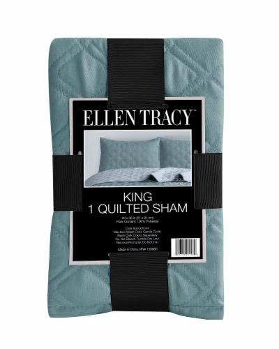 Ellen Tracy™ Quilted Single Sham 100% Polyester King, 20x26in 100% Polyester
