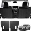 Kick Mats for Grand Highlander Accessories, 2nd Row All-Weather TPE Seat Back Covers Backrest Protector Mats for 2026 2025 2024 Grand Highlander (7 Seater Captain Chairs Only)