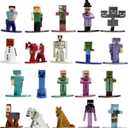 Jada Toys Minecraft 1.65" Die-cast Metal Collectible Figurine 20-Pack Wave 2, Toys for Kids and Adults, Multi (30770)