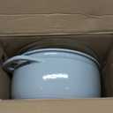 Lodge Essential Enamel Cast Iron Dutch Oven - Perfect for Bread Baking, Braising, Marinating & Slow Cooking - Features Moisture-Sealing Lid & Dual Handles - Kitchen Essentials - 6 Qt Storm Blue
