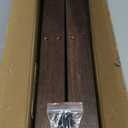 Acacia Wood 6-Tier Blanket Ladder, 5.7FT(66.5'') Blanket Quilt Towel Holder Rack Decorative Ladder Wooden, Easy Assembly, Rustic Farmhouse Ladder Shelf for the Living Room Bedroom Bathroom Home Decor