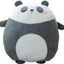 Panda Plush Hugging Pillow, Panda Stuffed Animal Toy Kawaii Plushie Throw Pillows Gifts for Birthday, Valentine, 16inch