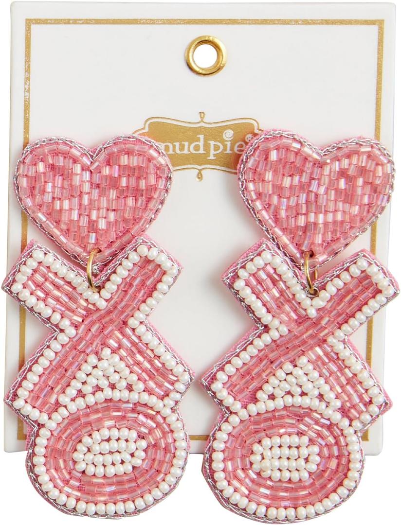 Valentine Beaded Earrings
