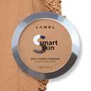 3 x Lamel Smart Skin Silk Compact Powder - Long Lasting Pressed Finishing Powder - Oil Control Makeup, Suitable for Dry Skin, Lightweight Formula, 0.28 oz (405 Tan Beige)