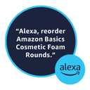 Amazon Basics Cosmetic Foam Rounds, 12 Count, Pack of 1