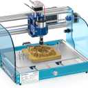SainSmart Genmitsu 3018-PROVer V2 CNC Router Machine for Beginner, Mini Milling Engraver Kit with Z-Probe, Limit Switches, E-Stop, Ideal for Wood, Acrylic, MDF, Plastic (Without Offline Controller)