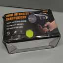 1,000,000 Lumens Rechargeable Spotlight Flashlight, Super Bright Handheld LED Spot Light with Solar Panels, COB Light & 3 Color Filters, IPX5 Waterproof for Camping, Boating, Home