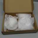 Silicone Muffin Cups for Baking, 24 Pcs Teacup Cupcake Liners, Reusable Muffin Liners, Silicone Cupcake Baking Cups, 12 Cups & 12 Saucers, White