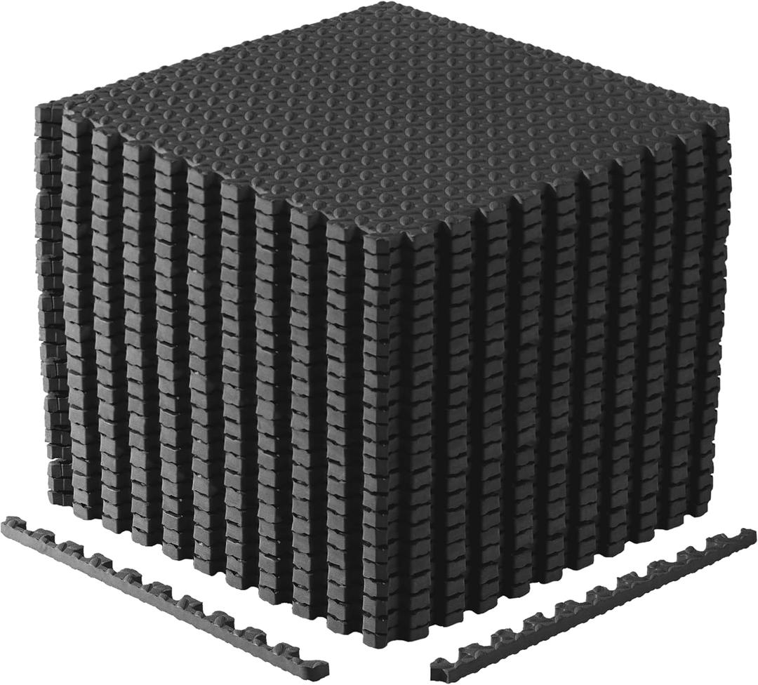 CAP Puzzle Exercise Mats | 3/4 Thick EVA Interlocking Foam Tiles for Home Gym Flooring | Multiple Options