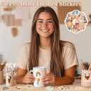 Boho Inspirational Theme Office Supplies Include 9 Pack Rainbow Sticky Notes 8 Pcs Motivational Retractable Ballpoint Pen 50 Pcs Cute Stickers First Day of School Employee Appreciation Gifts