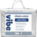 Defend-A-Bed Premium Fitted Waterproof Mattress Pad Washable, Twin Size