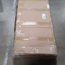 IDEALHOUSE Twin Bed Frame for Kids, Upholstered Platform Bed with Large Storage Drawer and Bookcase Headboard, Girls Boys Bed, Noise-Free, Easy Assembly, No Box Spring Needed, Cream White