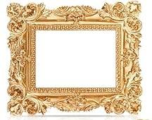  Vintage Resin Picture Frame Antique Vintage Photo Frame Mini Oval Rectangle Gothic Frames Hanging Photo Frame for Home Wall Jewelry Display Hotel Decor, Without Glass or Backing