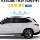 Roof Rack Cross Bars Compatible with Mercedes Benz GLC 2016-2022 with Flush Side Rails (Not for Coupe and Raised Rails), Adjustable Aluminum 300 LBS Anti-Theft Lock Cargo Carrier Rooftop Crossbar