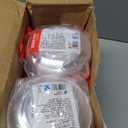 Zopeal 250 Pcs 5 Inch Plastic Dessert Plates Bulk Disposable Small Clear Appetizer Round Wedding Cake Plates Heavy Duty for Dinner Party BBQ Picnic Travel Event Birthday Supply