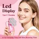 Electric Razors for Women - 120min Cordless Painless Hair Remover with 7D Floating Head - Waterproof Wet Dry Women's Electric Shaver for Legs Face Bikini Line