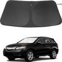 Windshield Sun Shade Custom Fit for 2013-2018 Acura RDX Accessories Foldable Window Sunshade Sun Blocker Protect Car from Sun Rays & Heat Damage Keeps Car Cooler