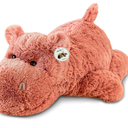 16" | 2 Pounds Pink Hippo Weighted Stuffed Animals,Sensory Comfort Plush Throw Pillow Toy,Kawaii Plushies Hugging Toy Gifts for Kids & Adults (Hippopotamus, 16 inch 2 Pounds)