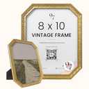 97 Decor Gold Vintage Picture Frames 8x10 - Vintage Gold Frames 8x10 For Tabletop And Wall Hanging, Decorative Ornate 8 By 10 Frame Antique Wall Decor