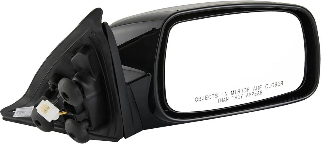 Side View Mirror Fits for Toyota Camry 2007-2011.Painted Black Power Adjustment(Glass) Passenger Side