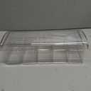 Large Ice Chilled Condiment CaddyChilled Condiment Containers Server with Lids for 5 Removable Compartments (2.5 cup)Serving Platters, Fruit & Garnish Tray for Party Supplies & Bar Accessories