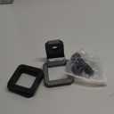 Wyckoff 2" Anti-Rattle Hitch Clamp with 2 Silencer Pads, Heavy Duty Steel Tightener & Hitch Stabilizer, Quieter Towing, Powder Coated for Corrosion Resistance (Silver Vein)