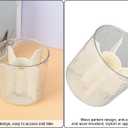 360 Rotating Desk Organizer, Premium Transperent Pen Holder for Desk, Cut Desk Accessories & Workspace Organizers for Office, School, Home, Art(Transparent White)