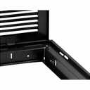 HVAC Premium 30" X 24" Steel Return Air Filter Grille for 1" Filter - Removable Face/Door - HVAC Duct Cover - Flat Stamped Face - Black [Outer Dimensions: 32 5/8" X 26 5/8"]