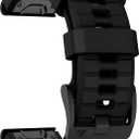 22mm watch band for garmin fenix 5 6 7 pro Sapphire Solar Forerunner 965 955 935 745 epix Pro Gen 2 47mm only soft silicone quick fit 22 watch bands replacement for men women