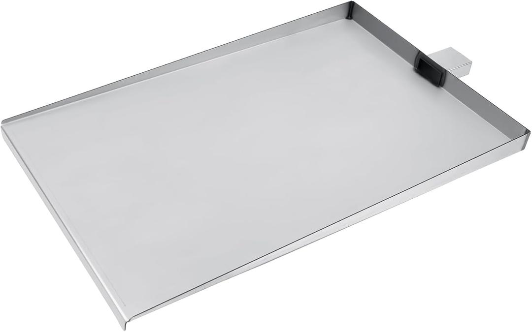 Drip Tray Heat Baffle Replacement for Traeger Pro 22, Pro 575, Lil' Tex Elite, Lil' Tex and More Pellet Grill Smokers, BAC012 BCA070 Grease Drip Pan Heat Deflector Replacement Parts for Traeger Grills