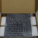 2 Pcs of 1U Server Rack Shelf Vented Cantilever Rack Tray for 10" Network Equipment Cabinet or Rack, Black (1U10IN-RackS-8IN)