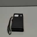 for Wallet Case Compatible with iPhone 17 Pro Max,Multi-Function Detachable 2 in 1 Magnetic iPhone 17 Pro Max Case Wallet,Flip Strap Zipper Card Holder Phone Case with Shoulder Straps (Black)