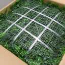 20"x20" (12P), Artificial Greenery Grass Wall Backdrop, UV-Anti | Faux Green Boxwood Panel for Patio Balcony Privacy, Green Hedge Ivy Fence Covering Privacy, Garden, Backyard Wall Home Decor