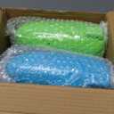 JOYIN 2 Kids Bubble Gun with 2 Bottles Refill Solution, Bubble Machine Gun for Toddlers 1-3 Kids 4-8, Party Favors, Summer Toy, Outdoors, Easter, Birthday Gift (Blue+green)