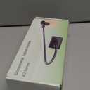 Kefotic Gooseneck Tablet Holder for Kindle Reading in Bed with Page Turner Remote, Hands Free Desk Bedside Lazy Arm Stand for Kindle Accessories, Gifts for Readers (Glossy Black)