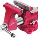 Forward 1760B 6 Inch Bench Vise Heavy Duty with Anvil and 360° Swivel Base
