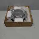 Round Side Table, Small Drink Table for Small Spaces, Modern Accent End Table with Metal Leg for Living Room, Bedroom, Corners, and Office (Gold)