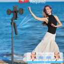 Vlogging Kit for iPhone/Android, 63 Auto Face Tracking Tripod for iPhone with Light, Wireless Microphones, Remote Control for TikTok, YouTube Starter Kit for Content Creator