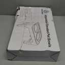 Elevated Bowls, 4 Height Adjustable Raised Stand With 2 Thick 50oz Stainless Steel Food Bowls, Non-Slip Feeder for Dogs, Adjusts to 3.7", 9.2", 10.75", 12.36" Light Brownish Gray