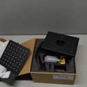 KENES Matte Black Shower Faucet with 6-Inch Shower Head and Handle Set, Square Shower Faucet Set Bathroom Rainfall Shower System Wall Mount, KE-6025B-2 (Shower Valve Included)