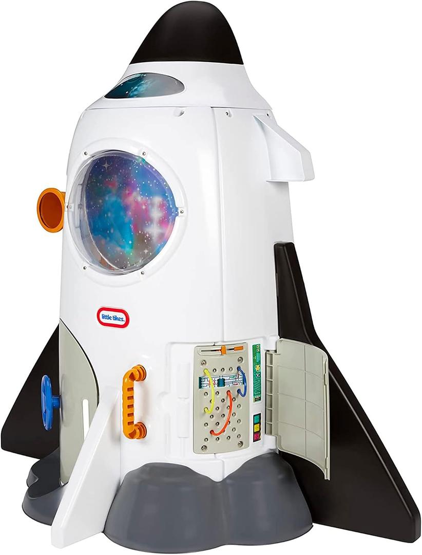 Little Tikes Adventure Rocket Realistic Space Astronaut Pretend Role Play for Kids, Boys, Girls, 2-6 Years Old, 40 X 18 X 18 Inches