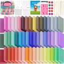 CiaraQ Polymer Clay Kit, Mini Modeling Clay Set for Kids/Beginners/Artist, 51 Colors