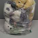 MaoGoLan 13 inch Stuffed Animals Bulk Plush Set Toys Bundle Party Favors for Kids Teens Girls - Soft Teddy Bear, Floppy Bunnies, Monkey, Panda - Baby Shower Decor Christmas Easter Gift, 5Pcs