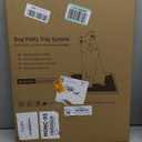 LOOBANI Dog Grass Pad with Tray - Dog Litter Box - Indoor Potty for Apartment and Patio Training - with 2 Packs Grass Pee Pads for Replacement, 1620 Inch