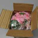 CISDUEO 2 Pcs Wisteria Hanging Flowers Wisteria Flowers Vine Garland Wedding Arch Decoration Pink Artificial Wisteria Vines Hanging Flower Vines Silk for Party Garden Home Table Backdrop 6 Feet