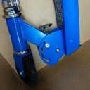 Jetson Jupiter Kick Scooter with LED Lights on Deck and Wheels, Height Adjustable Handlebar and 4 Inch Wheels, Easy Folding Mechanism, Blue