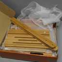 Gmtsl Bamboo Fruit Basket for Kitchen – 3 Tier Fruit Bowl For Kitchen Counter, Large Fruit Holder With 2 Banana Hangers, Idea For Fruit and Vegetable Storage, Bread Basket, Snack Organizer(Bamboo)